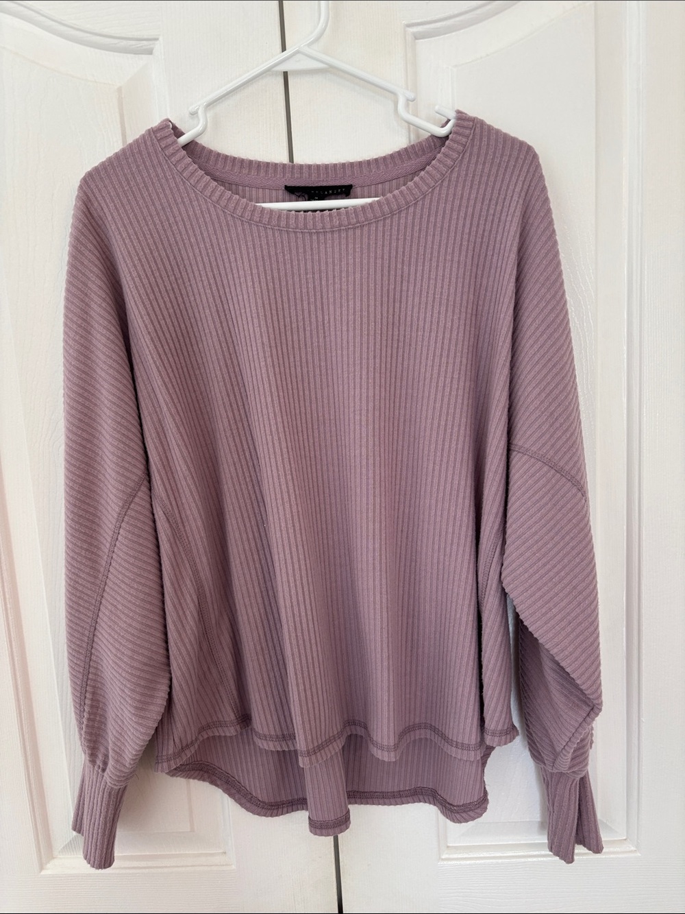 Ribbed Long Sleeve Sweater Top